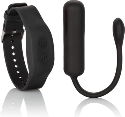 CalExotics - Wristband Remote Petite Bullet - Eggs / Bullets Zwart