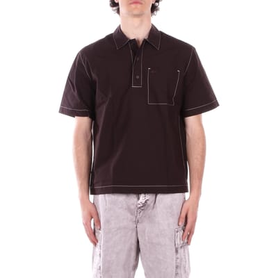 Lacoste T-shirt en polo bruin