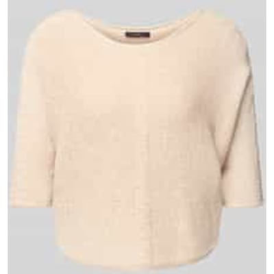 Gebreide pullover met 1/2-mouwen