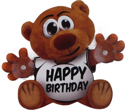 Miko Funny Bear (30912) 16,5 Cm Met Zuignappen