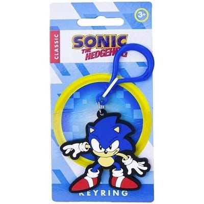 Khadou Sonic the Hedgehog Rubberen Sleutelhanger-Sonic (Diversen) Nieuw