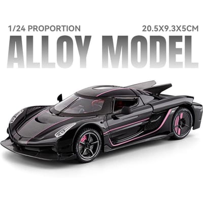 1:24 Knsg Jesko Absolut One 1 Gemera Gt Supercar Legering Metaal Diecast Model Auto Huis Trendy Ornamenten & Computer Bureaublad Decoratie