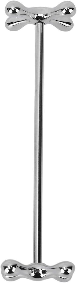 Eetstokjeshouder Set - Besteksteun Lepelhouder - Keuken Organiseren - Antislip Ontwerp - 4 Stuks - Zilver
