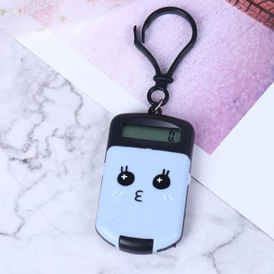 Draagbare Cijferweergave Cartoon Rekenmachine Leuke Sleutelhanger Rekenmachine Kawaii Mini Rekenmachine Zakformaat 8 Cijfers Kantoorartikelen