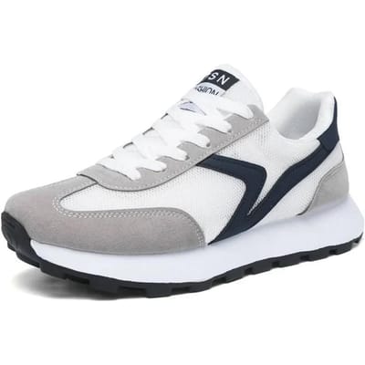 Nieuwe Dames Sneakers Mode Ademend Unisex Casual Schoenen Lichtgewicht Veterschoenen Hardloopschoenen Outdoor Platform Tennisschoenen Heren 36 gray