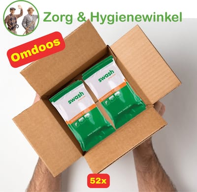 Omdoos Swash Shampoo Cap (52 verpakkingen!) - Voordeelverpakking