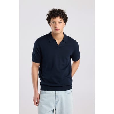 America Today Kaden Dark Blue Maat: S | Poloshirts Outlet | Heren | Blauw