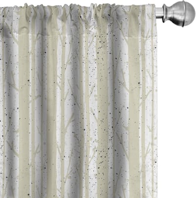 ABAKUHAUS Wald Voorhangen – 2x75x225 cm – microvezel – halfdonkerend
