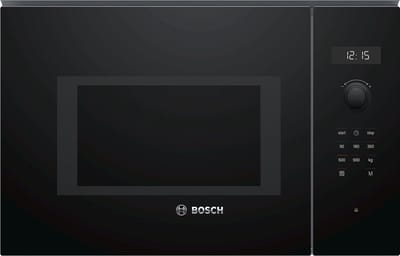 Bosch BFL554MB0 - Serie 6 - Inbouwmagnetron - 25 l - 900 W - Eenvoudig te reinigen: hydrolyse - Zwart