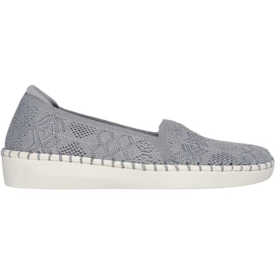 Skechers Dames Sepulveda Haakwerk Sneakers (Grijs)