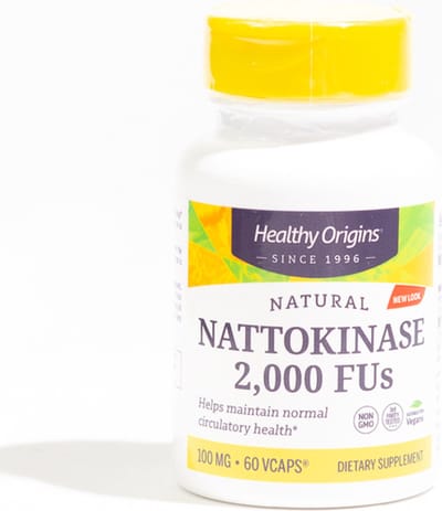 Healthy Origins Nattokinase - 2000 FU's, 100 mg, 60 vegetarische capsules