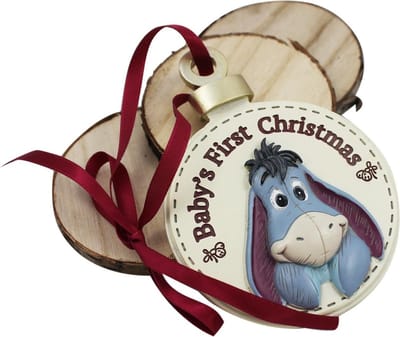 Disney Eeyore Baby's First Christmas kerstboom hanger polyresin