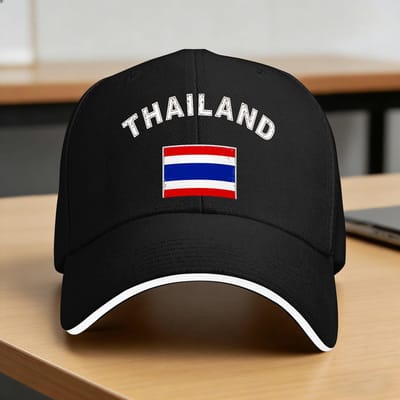 Vintage Thailand Casual Baseballpet Zomer Truckerpet Zonwerend Kpop Rock Hip Hop Petten Unisex-Tieners Trendy Baseballpetten One Size
