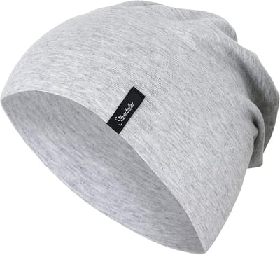 Kinder Muts - Hoofddeksel Baby - Bescherming Zomer Winter - UV Bescherming 50+ - Maat 45 - Zilver