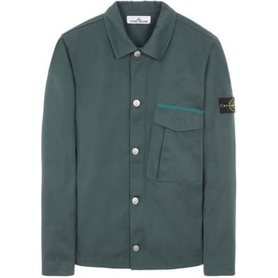 Stone Island Shirt Jacket Flesgroen Heren BuitenKleding 781510428-V0053 L black