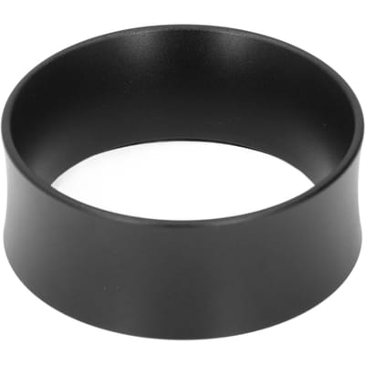 Anneaux de dosage de café 58 mm Empêchent les projections Anneaux en alliage d'aluminium pour poudre de café pour machine à café Noir black