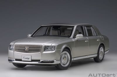 AUTOart 1/18 Toyota Century (met gordijntjes), Zilver