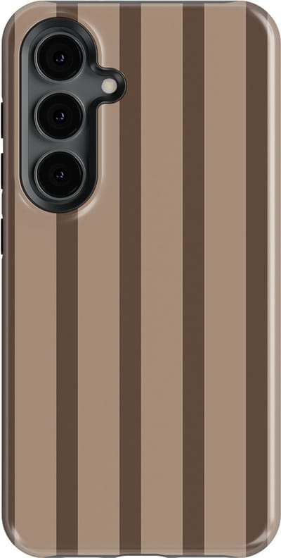 DripCase Gestreept Hoesje Samsung Galaxy S24 | Backcover met Mag | Stripes Motief | Trendy Case Samsung Galaxy S24 met Strepen Truffle Touch