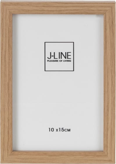 J-Line fotolijst Basic - hout - naturel - extra small - 4 stuks
