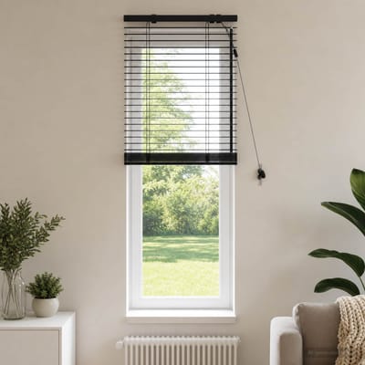 vidaXL - Venetiaanse - jaloezie - Zwart - 55 - x - 130 - cm - 35 - mm