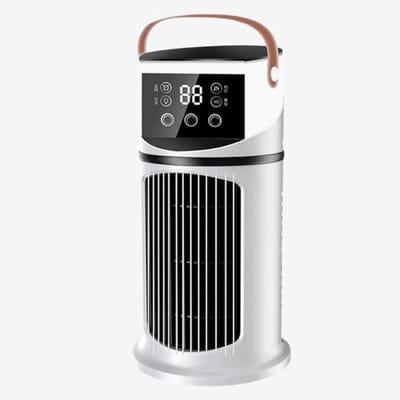 Popalino® Airco Zonder Afvoerslang - Luchtkoeler - Aircooler - 7 Standen - Mobiel - Wit - 16cm x 16cm x 16cm