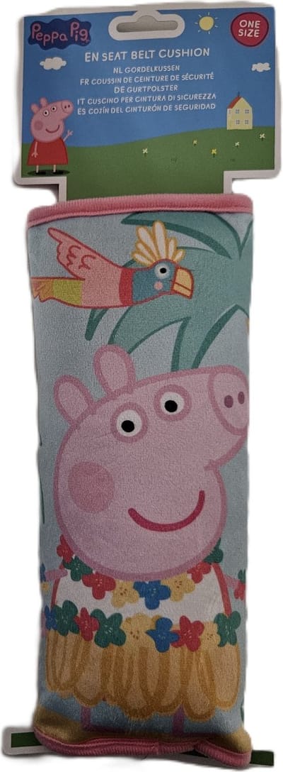 Gordelkussen - Gordelhoes - Peppa Pig - Auto gordel kussen - Gordelbeschermer kind - Auto gordelhoes - Kussentje - Kinderen - veiligheidsgordel - rugzak riembescherming
