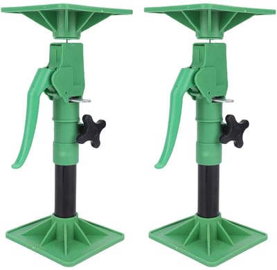 Verstelbare Steunpaal - Telescopische Stang - Kasten Plaatsen - Koolstofstaal Constructie - 30-59 cm - Zilver