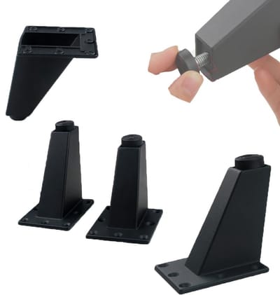 Cosensi- Meubelpoten Set van 4 - Antislip - Verstelbaar - Aluminiumlegering - 3 Inch - Ruisonderdrukking - Meubelsteunen