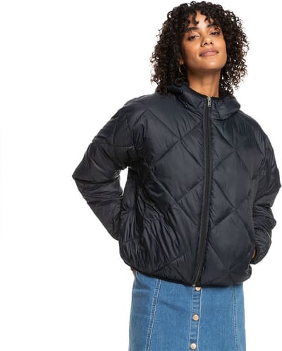 Roxy Wind Swept Jas Grijs L Vrouw