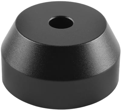Dailygoods - Zilveren Adapter voor 7 inch Vinyl, Massief Aluminium