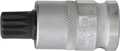 SW-Stahl 05306SB spline-inzetstuk, 12,5 mm (1/2 inch) aandrijving, M14 x 53 mm