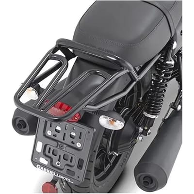 Aluminium motorfiets topkoffer steun Givi Monokey ou Monolock Moto Guzzi V7 III Stone Night Pack (19 à 20)