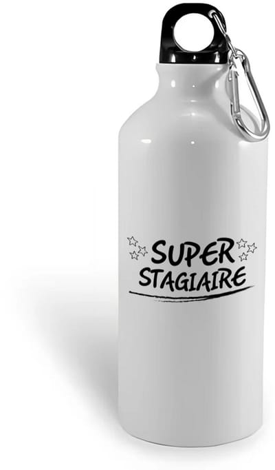 Hacebo® - Super stagiare waterfles - Stagiair - stagiaire - werk - afscheidscadeau - verjaardagscadeau - kado - water fles - 400ML