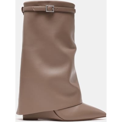 Steve Madden Shocker Boots Taupe Taglia: 37 | Stivali Outlet | Donna | Nero