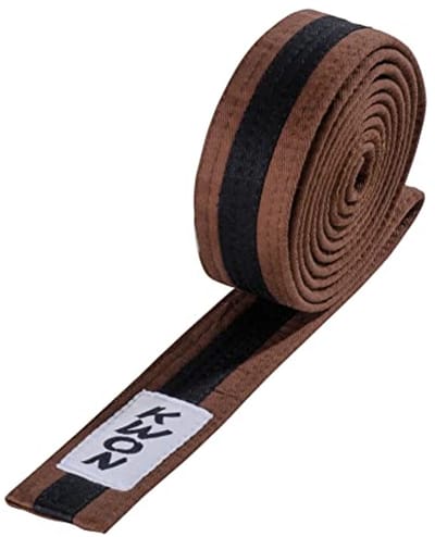 Tweekleurige vechtsport riem 4 cm voor Taekwondo, Judo en Karate