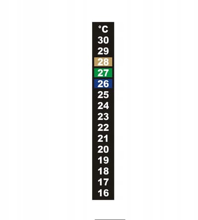 Bimberek - Watertemperatuursticker - C-16-30°C - Zelfklevend - C-16-30°C