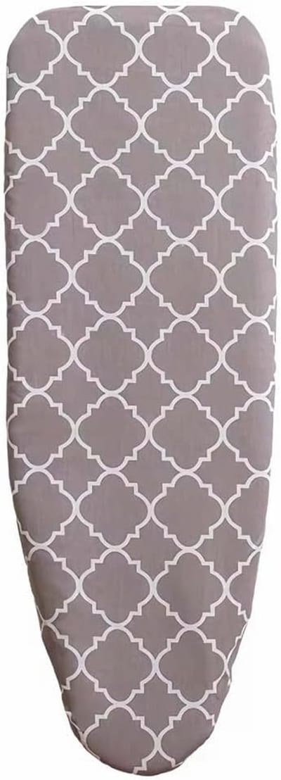 Set van 2 strijkplankhoezen, katoenen strijkijzerhoezen, hitte- en vlekbestendig, elastische zoom, geschikt voor thuis, wasruimte en studentenkamer (100 * 34 cm)