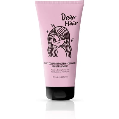 DearHair Dagelijkse Collageen Proteïne Ceramiden Haarbehandeling 100ml wit