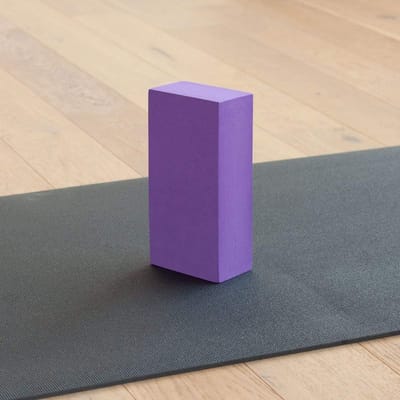Yogablok EVA-schuim Asana Brick - Hulpmiddel voor Yoga en Pilates - Oefenaccessoire voor Beginners en Gevorderden