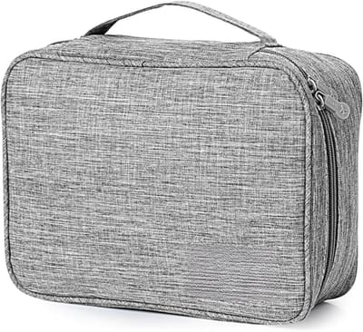 YOR® Kabel Organiser Tas - Organizer Tas - Grijs - 24cm x 18cm x 10cm