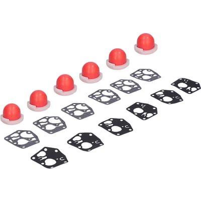 6 Set Kit de Pièces de Moteur de Rechange Joint de Diaphragme d'Amorce Rapide Fixation pour Tondeuse à Gazon
