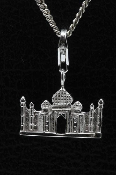 Zilveren Taj Mahal India hanger én bedel