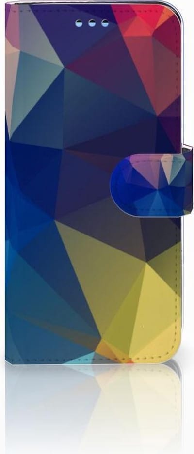 Samsung Galaxy S9 Book Case Polygon Dark