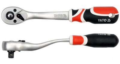Yato YT Serie - Gebogen Rats - 1/2" - Staal CrV - 72 Tanden