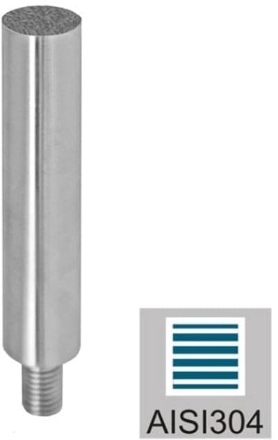 Leuninghouder Pen - RVS Houder - Leuning Monteren - Lasbaar Ontwerp - 100 mm Hoog - Zilverkleurig