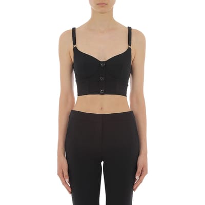 Moschino Top Black Size: 40 | Tanks &amp; Camis Outlet | Dames | Zwart