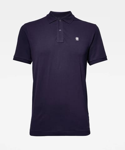 G-STAR Dunda slim polo s\s Heren Poloshirt - sartho blue