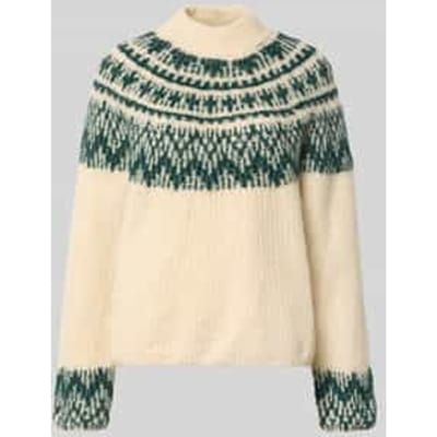 Loose fit gebreide pullover met opstaande kraag, model 'YASLIRI'