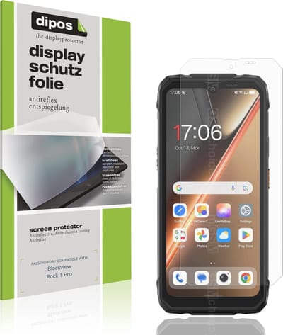 dipos – 4x Matte Beschermfolie geschikt voor Blackview Rock 1 Pro | Krasbestendige & antireflecterende Screenprotector Ultra-Thin