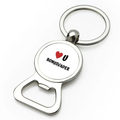 Akyol - love u bonusvader flesopener - Papa - de liefste bonusvader - vader cadeautjes - vaderdag - verjaardag - geschenk - kado - 9 bij 3 cm